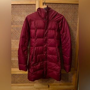 REI plum winter jacket size Xs